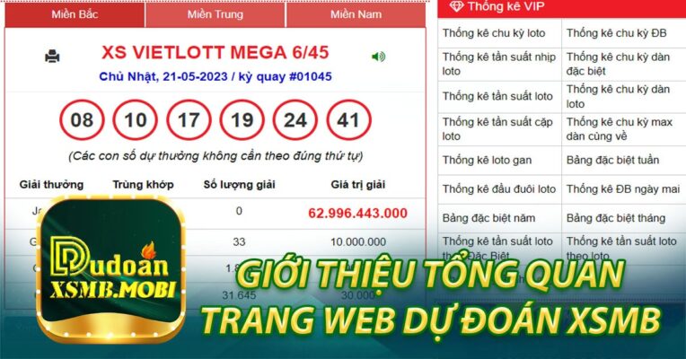 Giới thiệu tổng quan trang web dự đoán xsmb