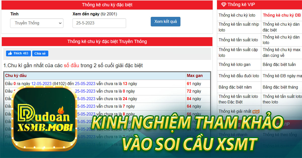 Kinh nghiệm tham khảo vào Soi cầu XSMT