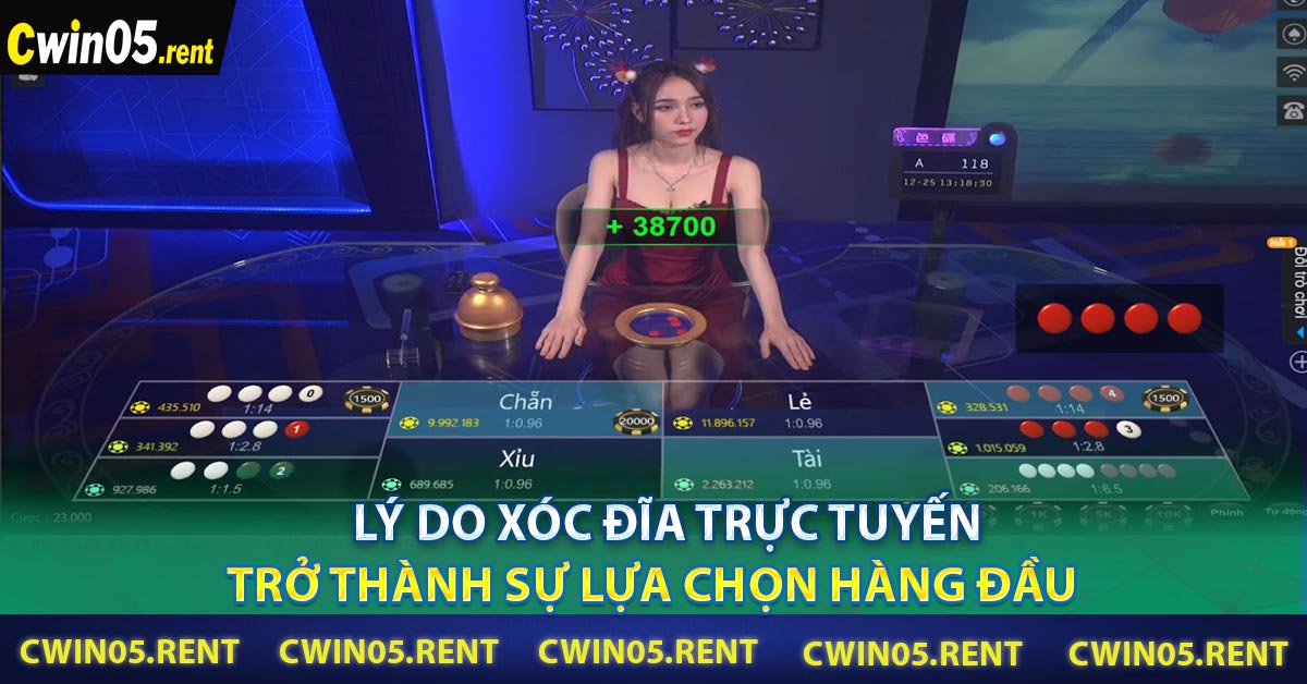 Lý do xóc đĩa trực tuyến trở thành sự lựa chọn hàng đầu
