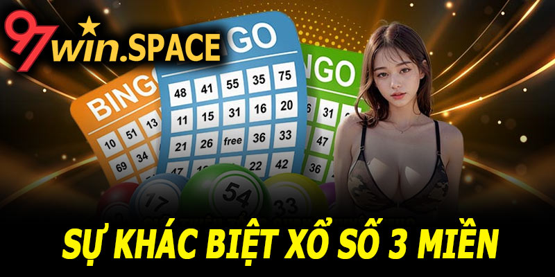 Sự khác biệt xổ số 3 miền của Kinh88